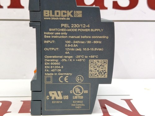 Block pel 230 12v 4a - pel,