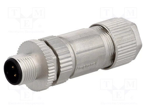 Pin steckverbinder m12 - 4,