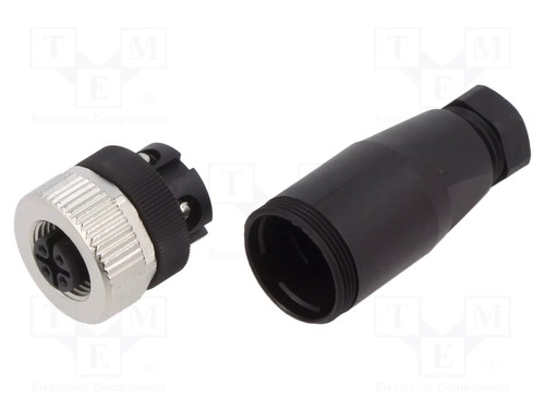 Steckverbinder m12 gerade - 4a,