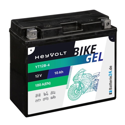 Gel motorradbatterie 10ah 12v - gel,